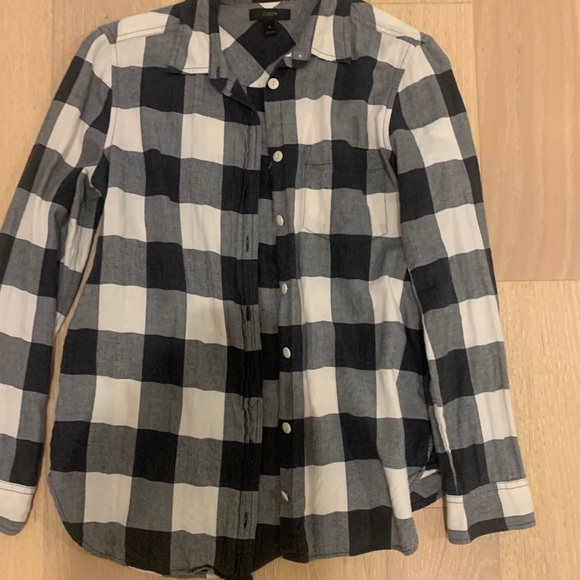 Buffalo Check J.Crew Flannel Button Down - Picture 4 of 4